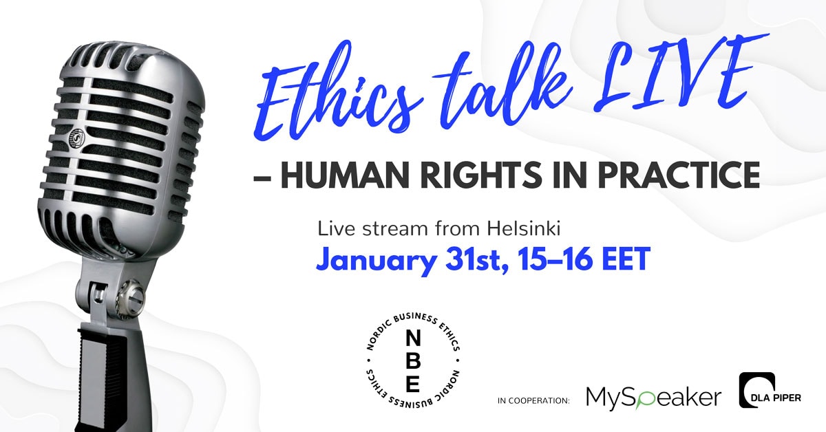 Recording available: January 31 - Ethics Talk LIVE: Human Rights ...