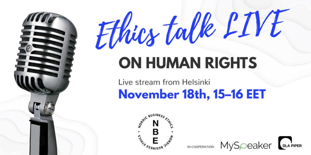 November 18 – Ethics Talk LIVE: Human Rights