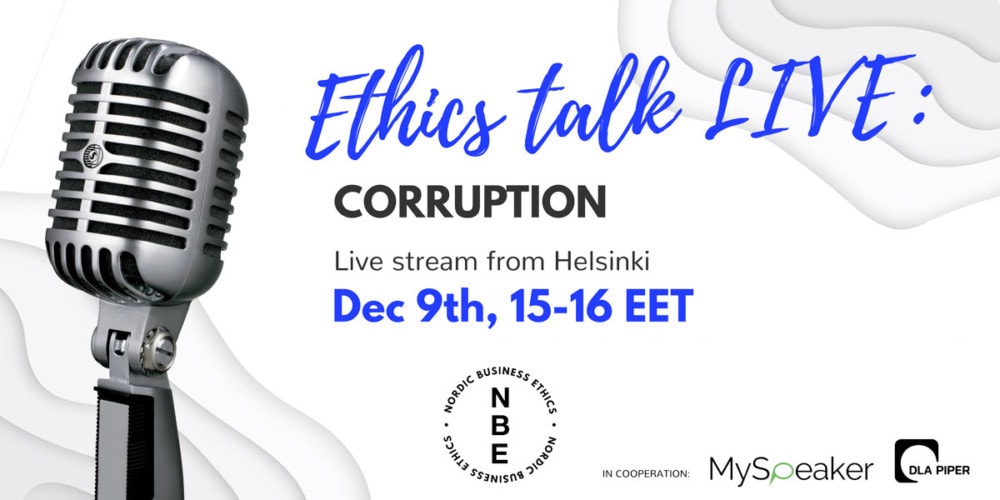 Recording available: December 9, 2022 – Ethics Talk LIVE: Corruption
