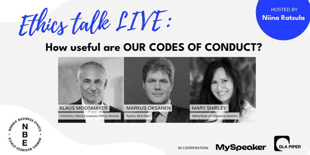 Ethics Talk LIVE: How useful are our Codes of Conduct?