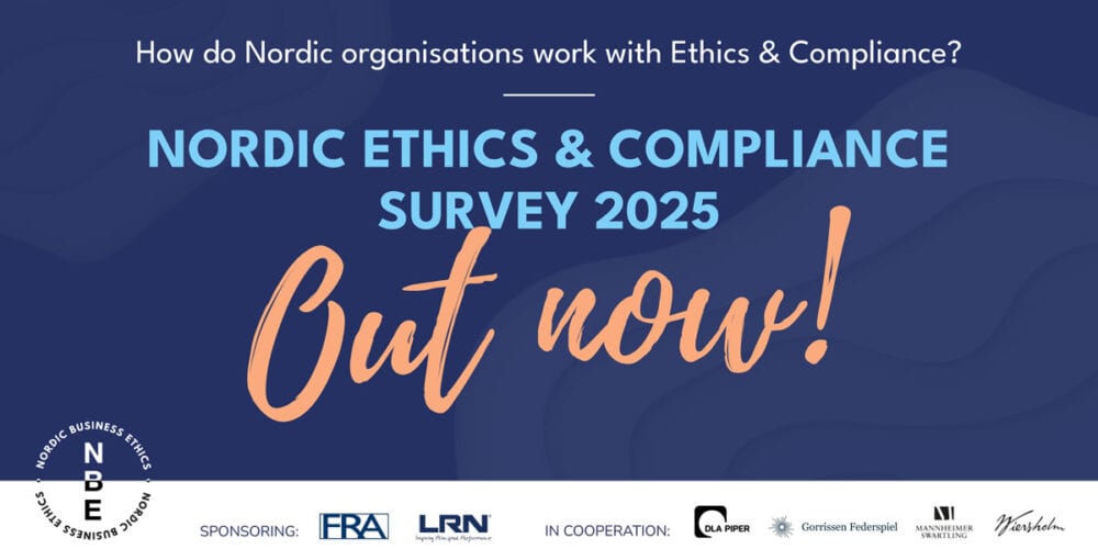 2025 Nordic Ethics & Compliance Survey Launch Helsinki