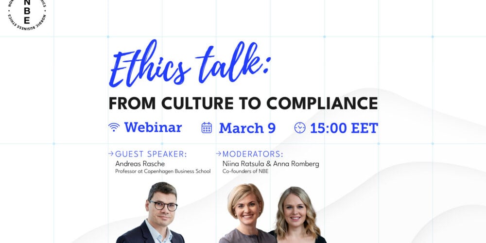From culture to compliance